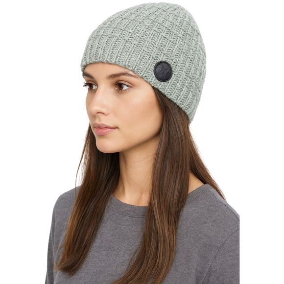 Hurley Prospect Beanie Light Gray Knit Winter Hat Unisex Adult OSFM Acrylic New - Picture 2 of 13